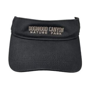 Dogwood Canyon Nature Park Strapback Sun Visor Cap Black OS Adjustable Gear